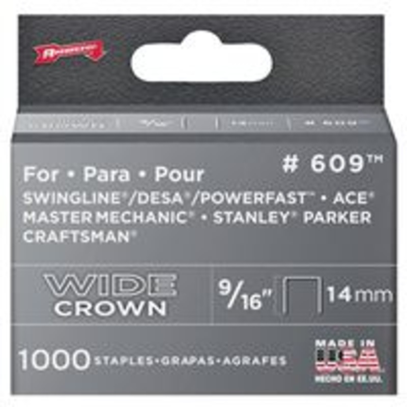 1000 Pack 9/16 Heavy-Duty Staples
