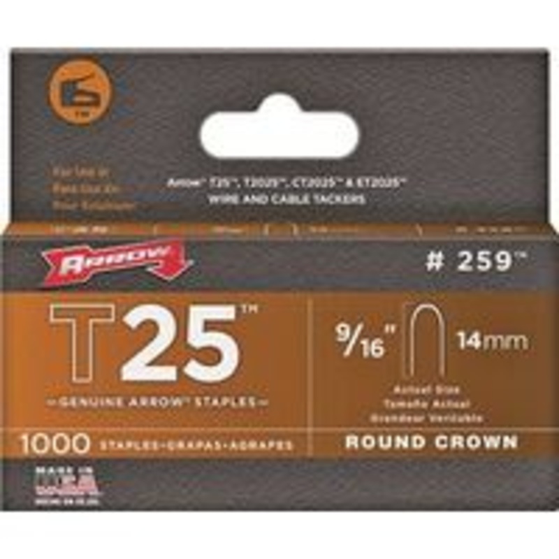 1000 Pack 9/16 Inch Staples