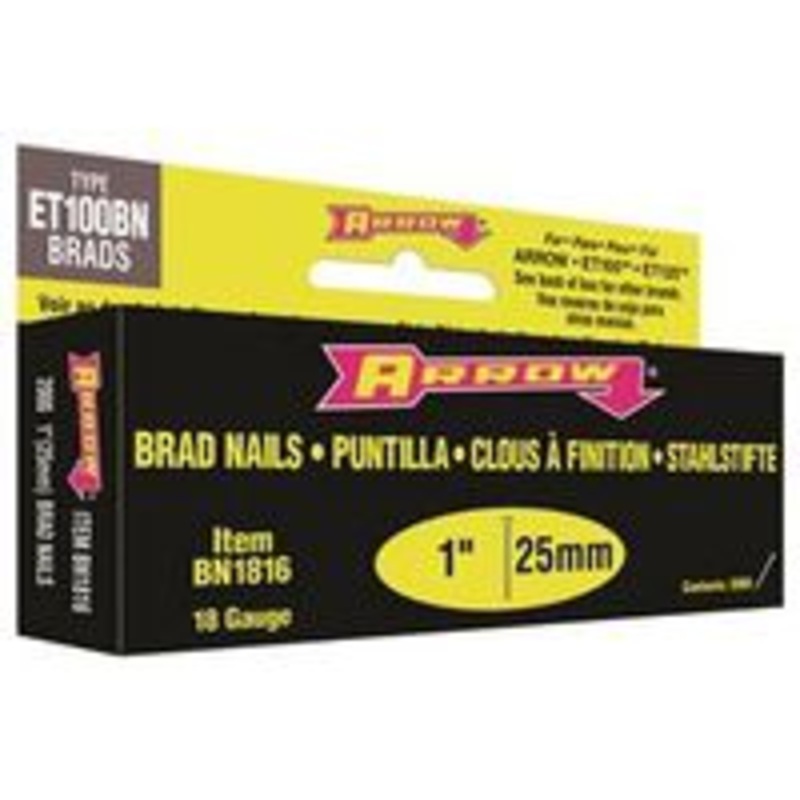 2000 Pack 1 Brown Brad Nails