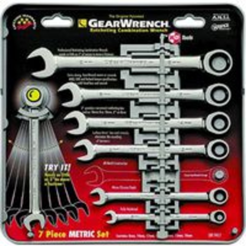 7-Piece Metric Wrench Gear Set