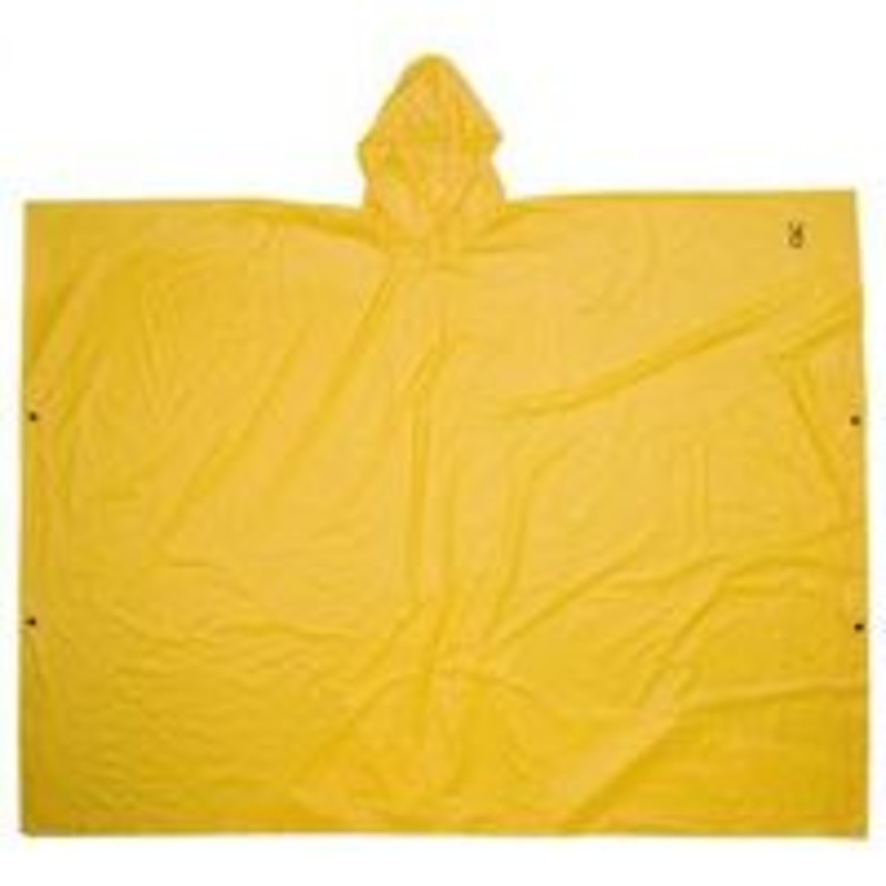 Lightweight Yellow PVC Poncho