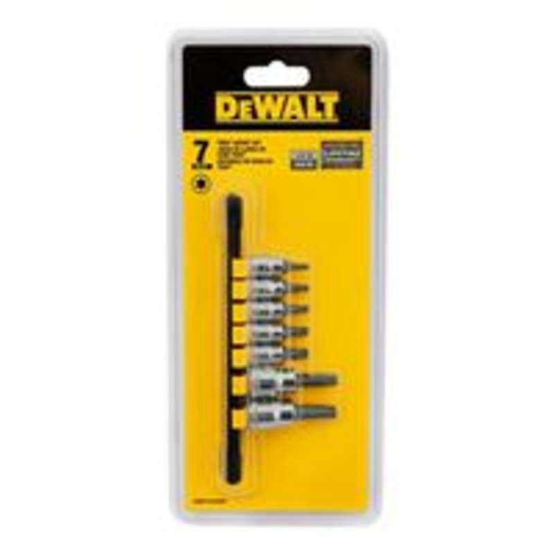 Torx Socket Set, 1/4 & 3/8 Drive, 7 Pieces