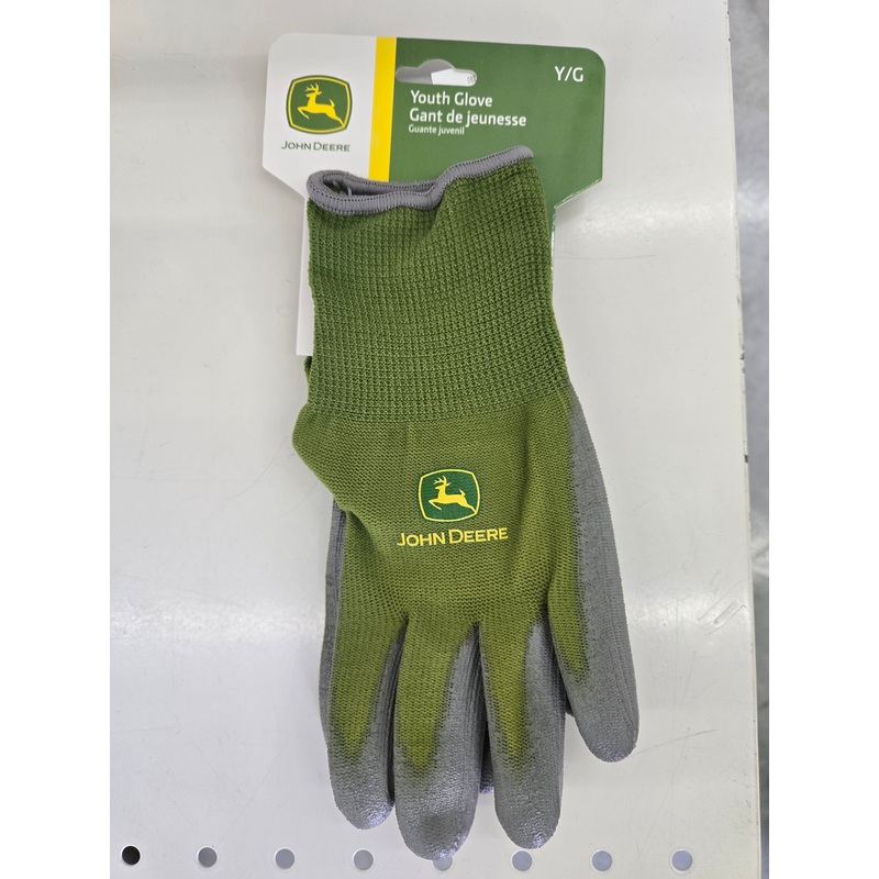 Green Shell PU Palm Gloves