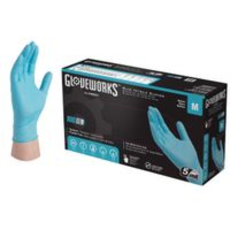 Nitrile Powder-Free Gloves, 5 Mil