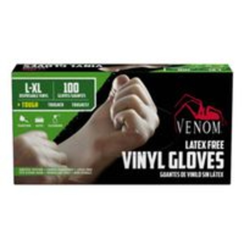 Vinyl Gloves Venom, 100 Pack
