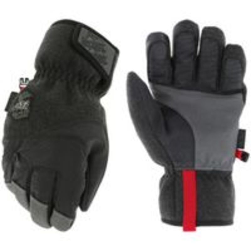 Windshell Black/Green Safety Gloves