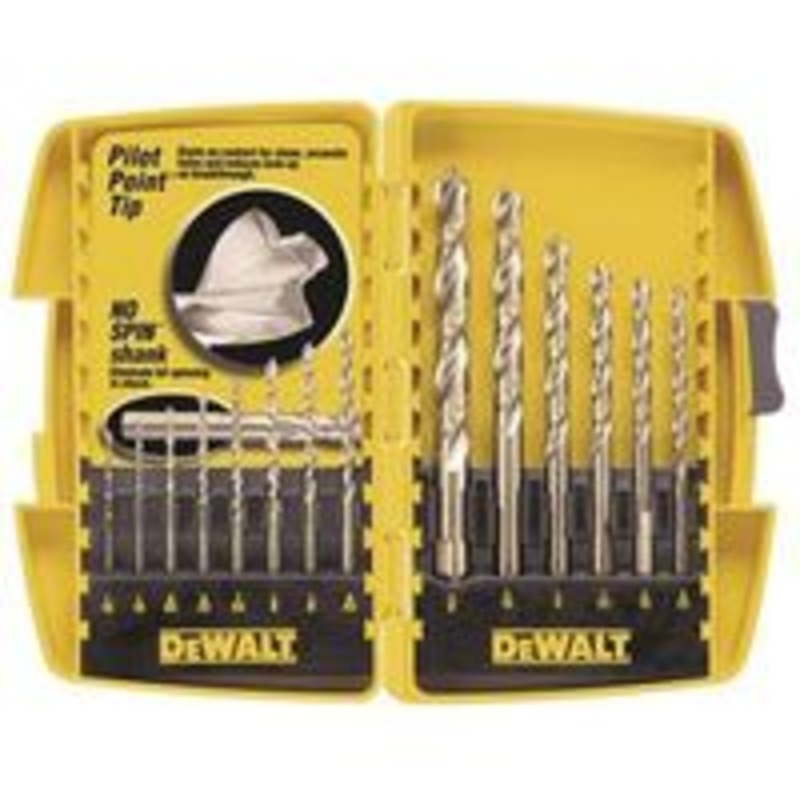 13-Piece Black Oxide Drill Bit Set (1.25 lbs)