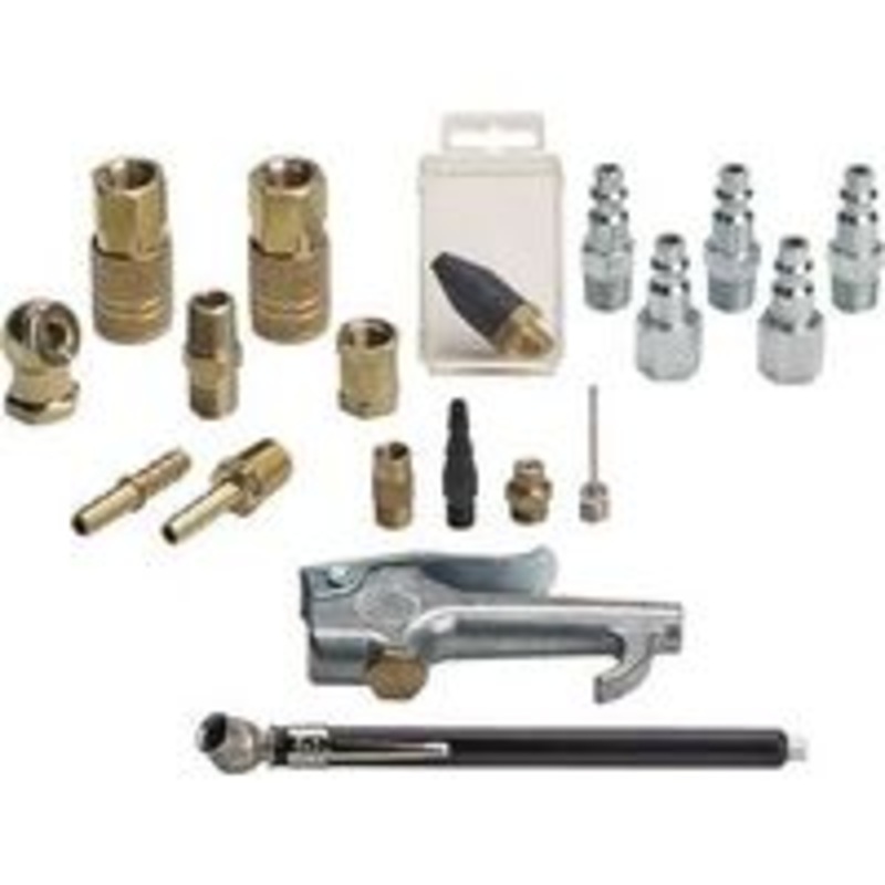 19-Piece Air Compressor Accessory Kit (1.55 lbs)