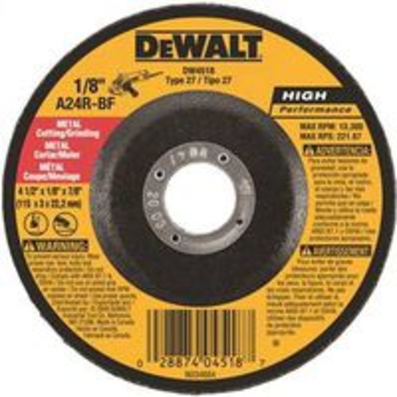 4.5 x 0.045 x 7/8 Cut-Off Wheel