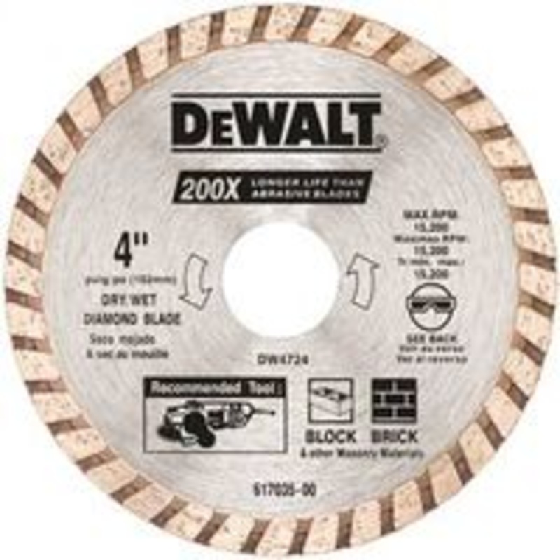 4-Inch High-Performance Masonry Blade