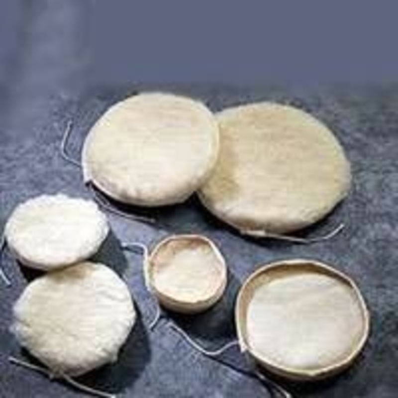 8 Tie-On Lambs Wool Bonnet