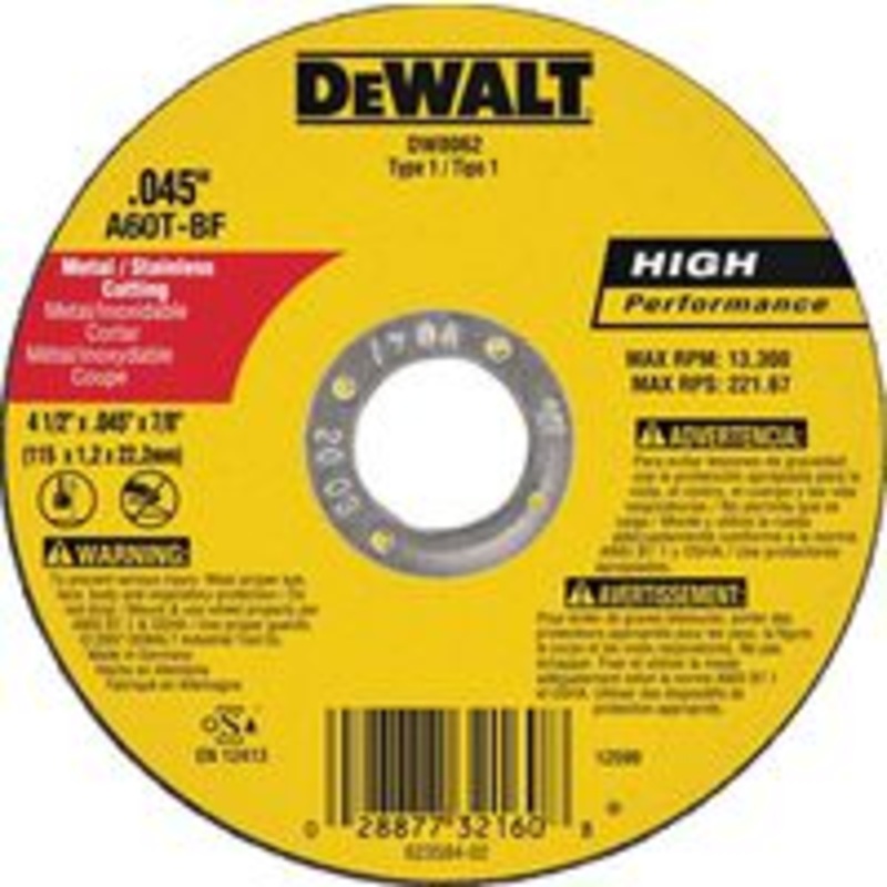 Wheel Grind Cutoff Metal 4-Inch