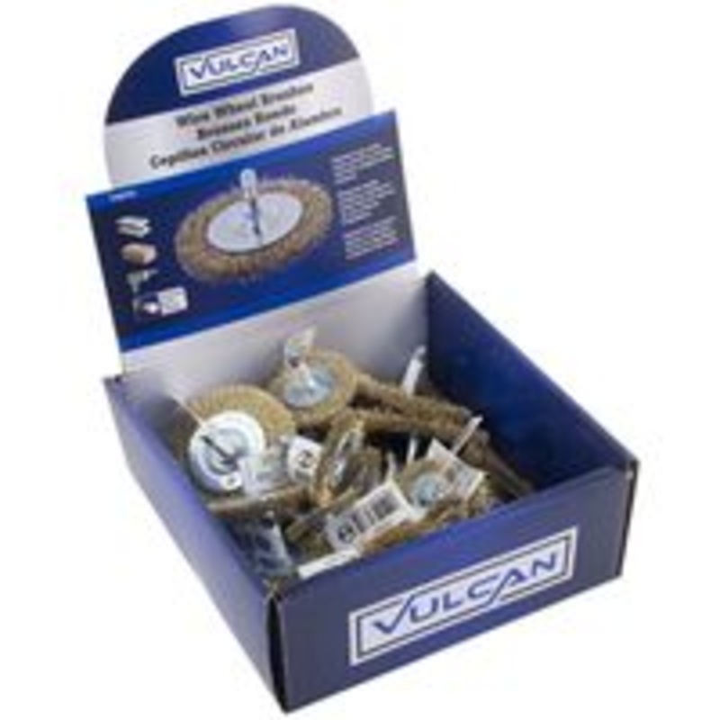 Assorted Wire Brush Wheel Set, 25 Pieces