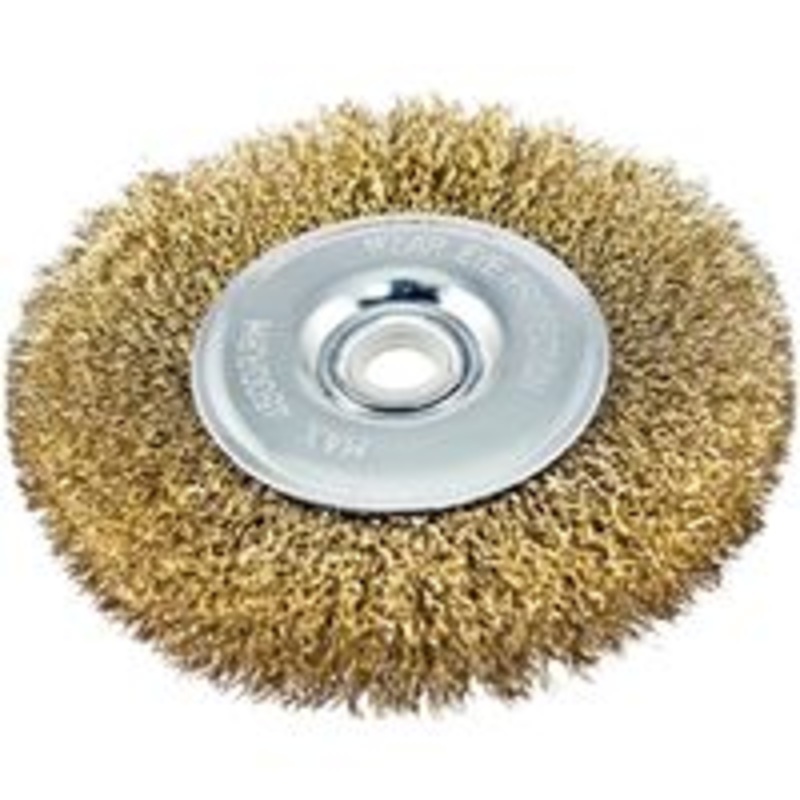 Fine Wire Wheel with Hole, 6