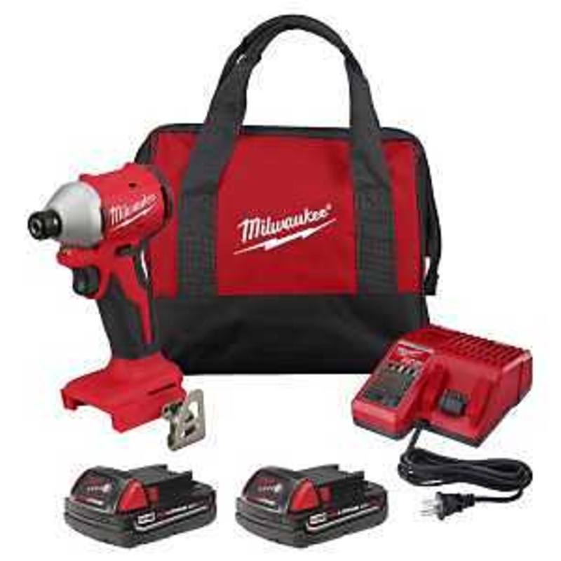 Milwaukee Driver Impact Kit, Hex 1/4