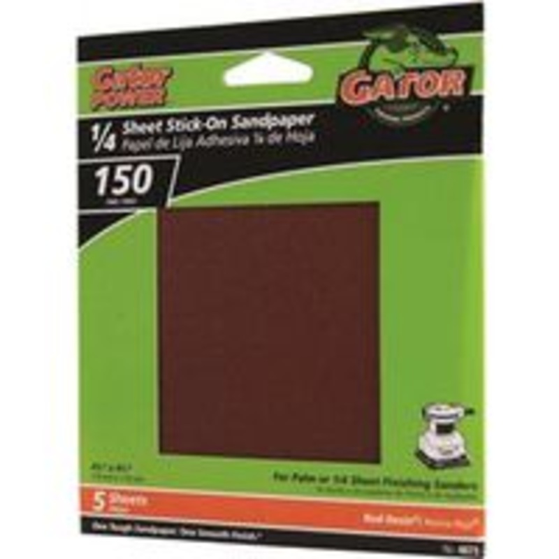 150 Grit PSA 1/4 Sheet Sanding Discs – 5 Pack