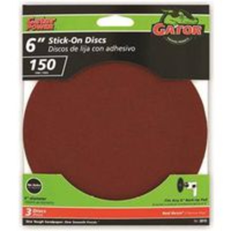 3-Pack 6-Inch 150G Sanding Discs