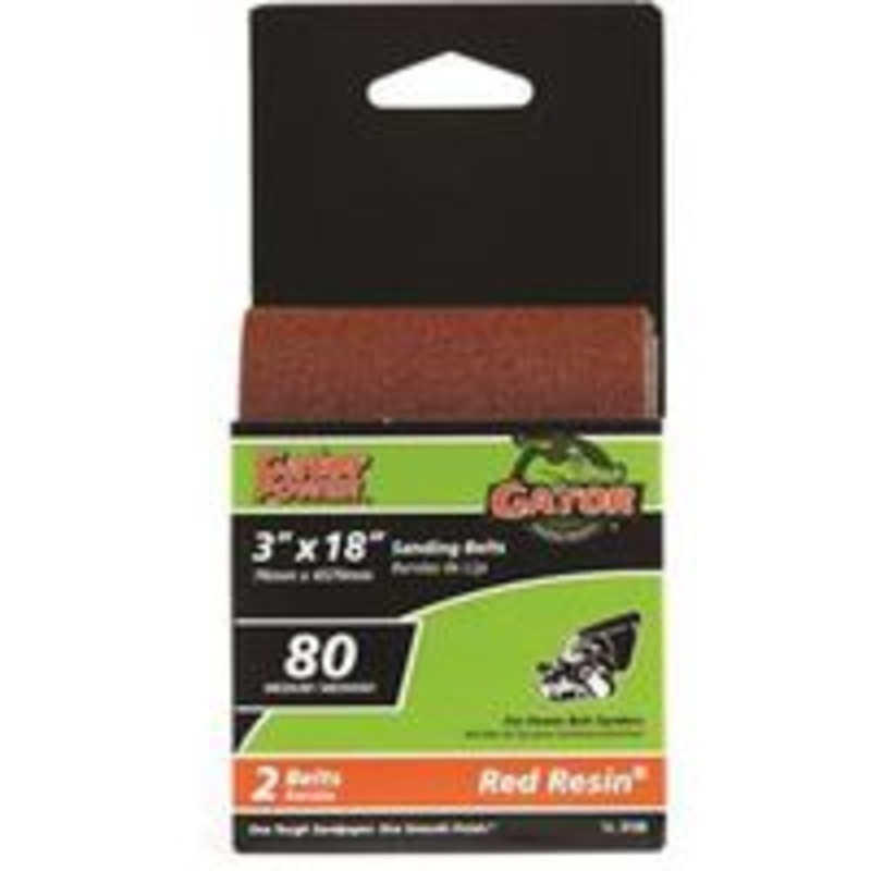 3 x 18 80 Grit Aluminum Oxide Sanding Belt