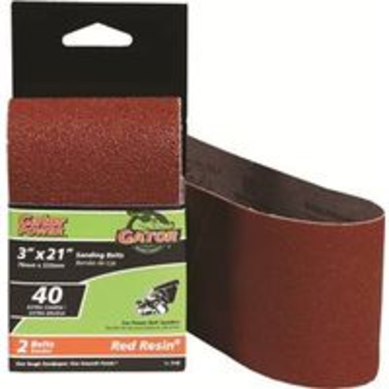 3 x 21 40 Grit Aluminum Oxide Belt