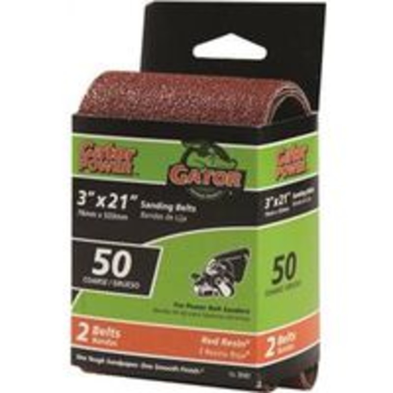 3 x 21 50 Grit Aluminum Oxide Belt