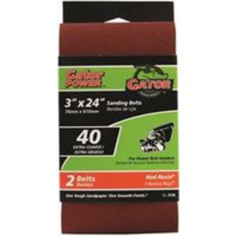 3 x 24 40 Grit Aluminum Oxide Belt