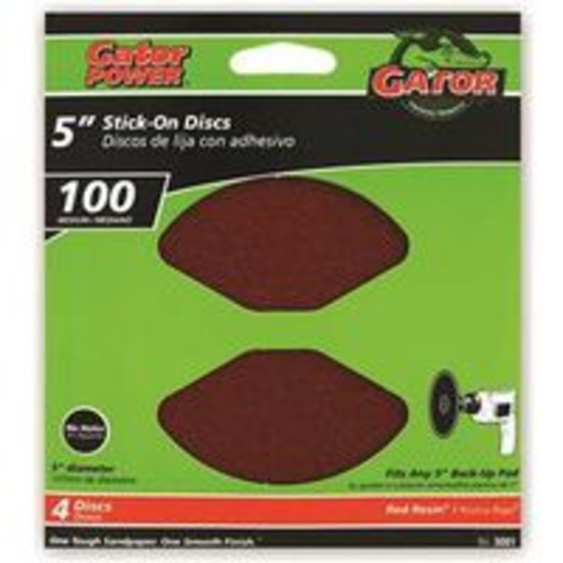 4-Pack 5-Inch 100G Sanding Discs