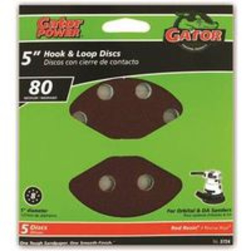 5-Pack 5 80G Sanding Discs