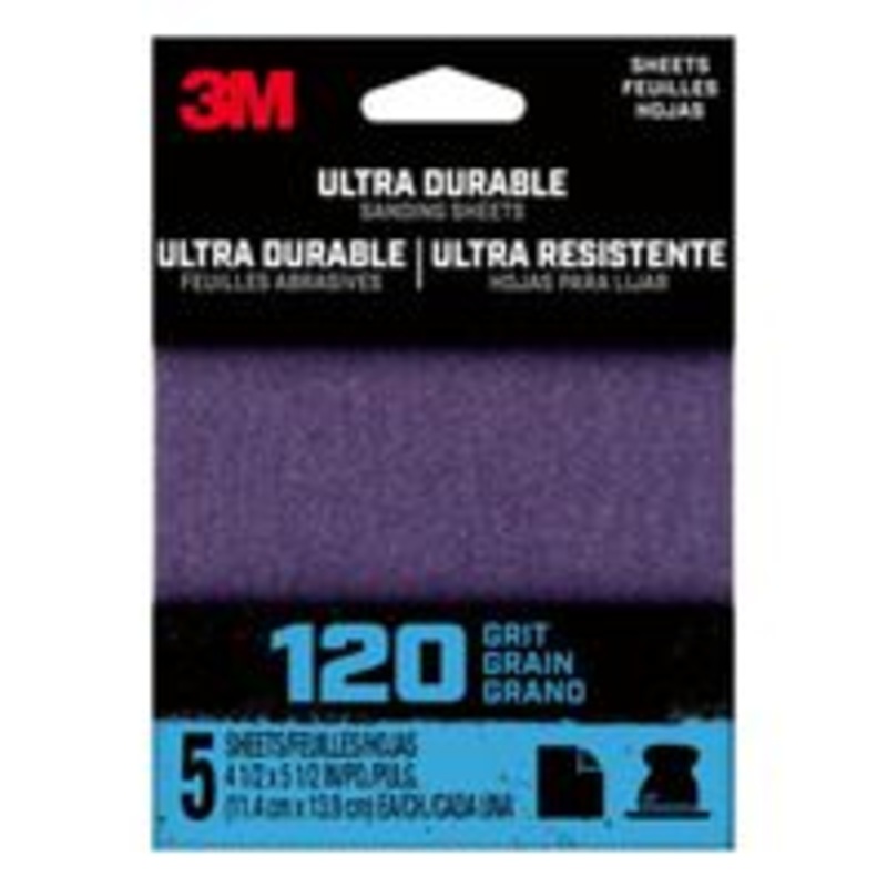 6-Pack 4 x 5 120G Sandpaper