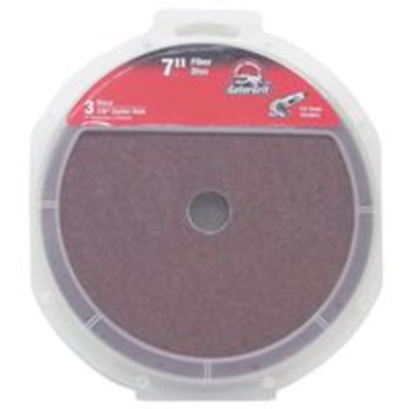 7 Fiber Disc, 50 Grit, 3-Pack