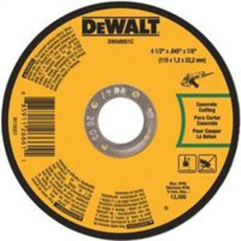 DeWalt Cutoff Wheel 4-1/2 x 0.045 x 7