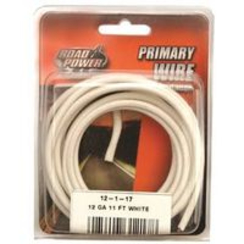 11 White 12 Gauge Primary Wire