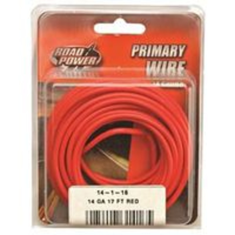 17′ Red 14 Gauge Primary Wire