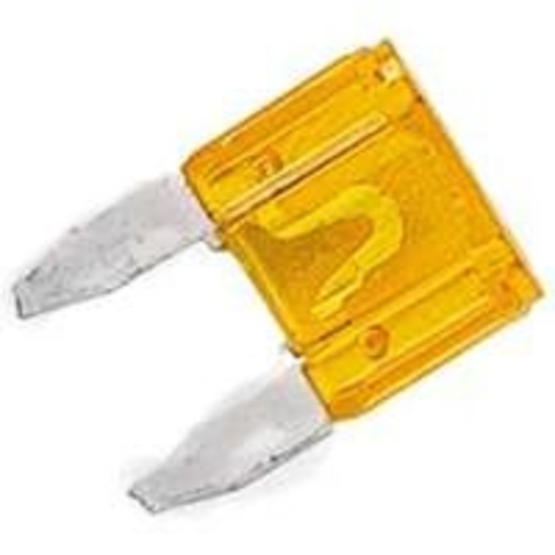 2-Pack 20A Yellow Automotive Fuse
