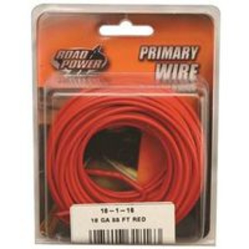 33′ Red 18 Gauge Primary Wire