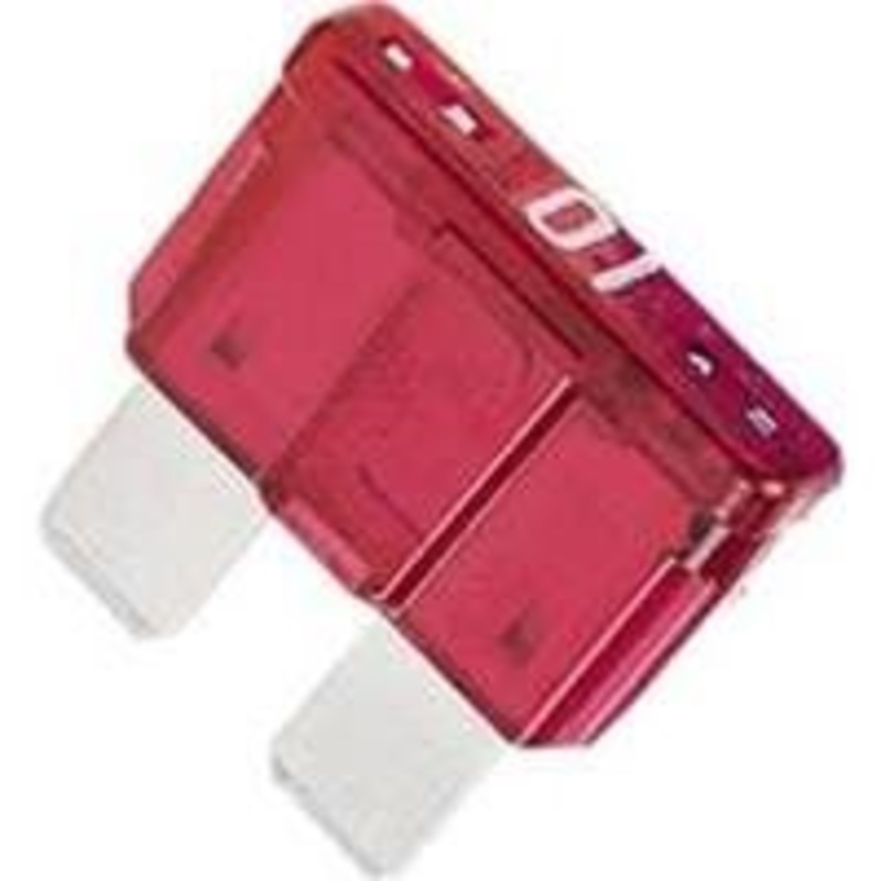 5-Pack 10 Amp Red Automotive Fuse