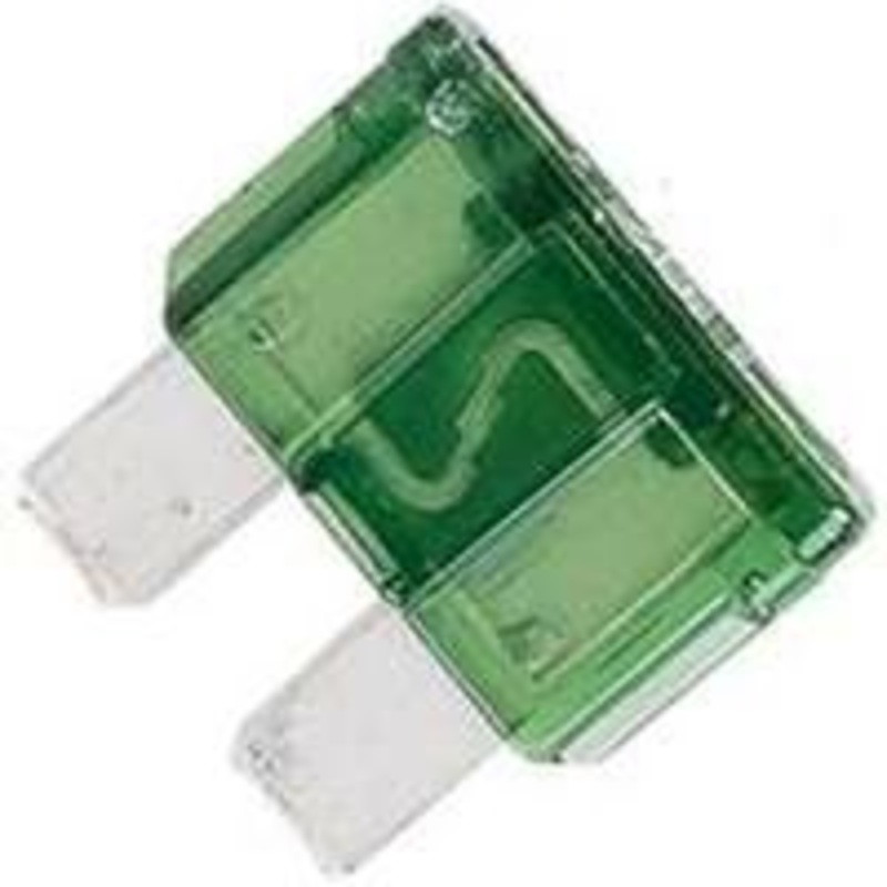 5-Pack 30A Green Automotive Fuse