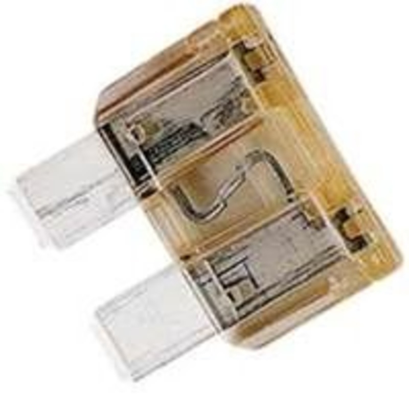 5-Pack 5 Amp Tan Auto Fuses