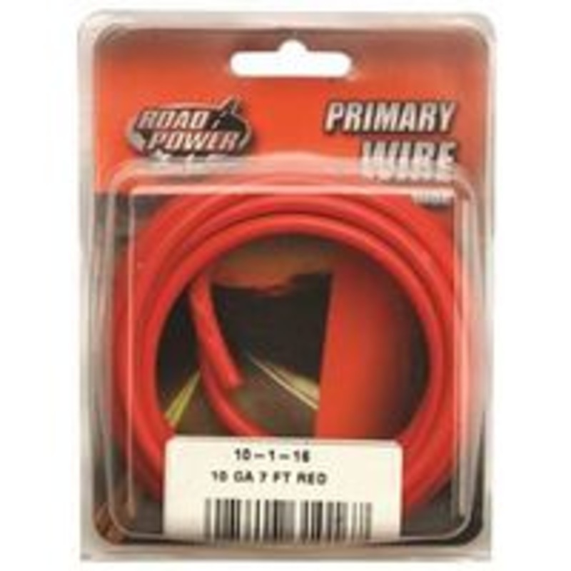 7′ 10 GA Red Primary Wire