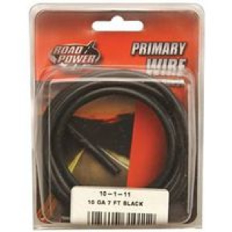 7′ Black 10 Gauge Primary Wire
