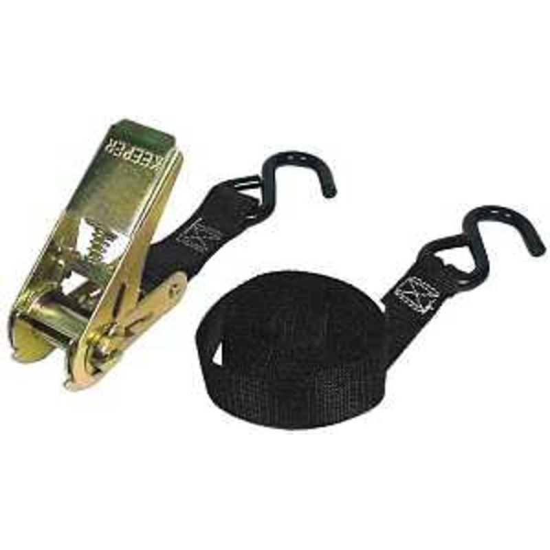 4-Pack 1×10 Ratchet Tie Downs (1.5 lbs)