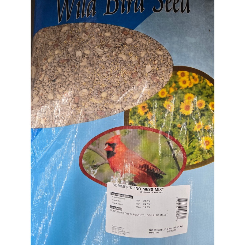 25 lb No Mess Birdseed Mix (25 lbs)