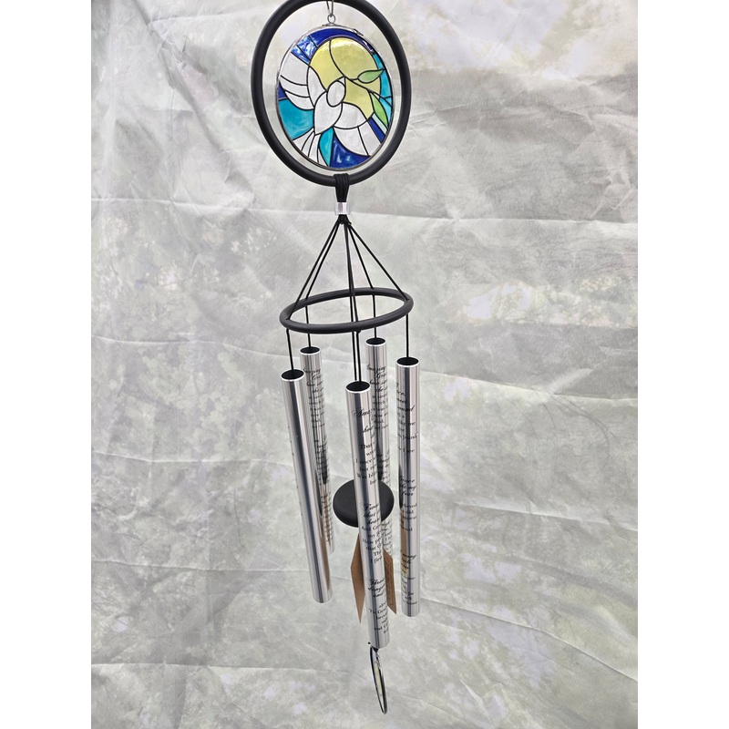 Amazing Grace Glass Wind Chime