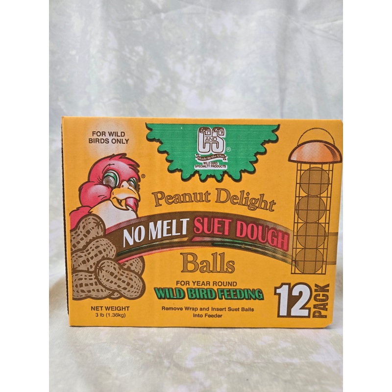 C&S Peanut Suet Ball 12 Pack