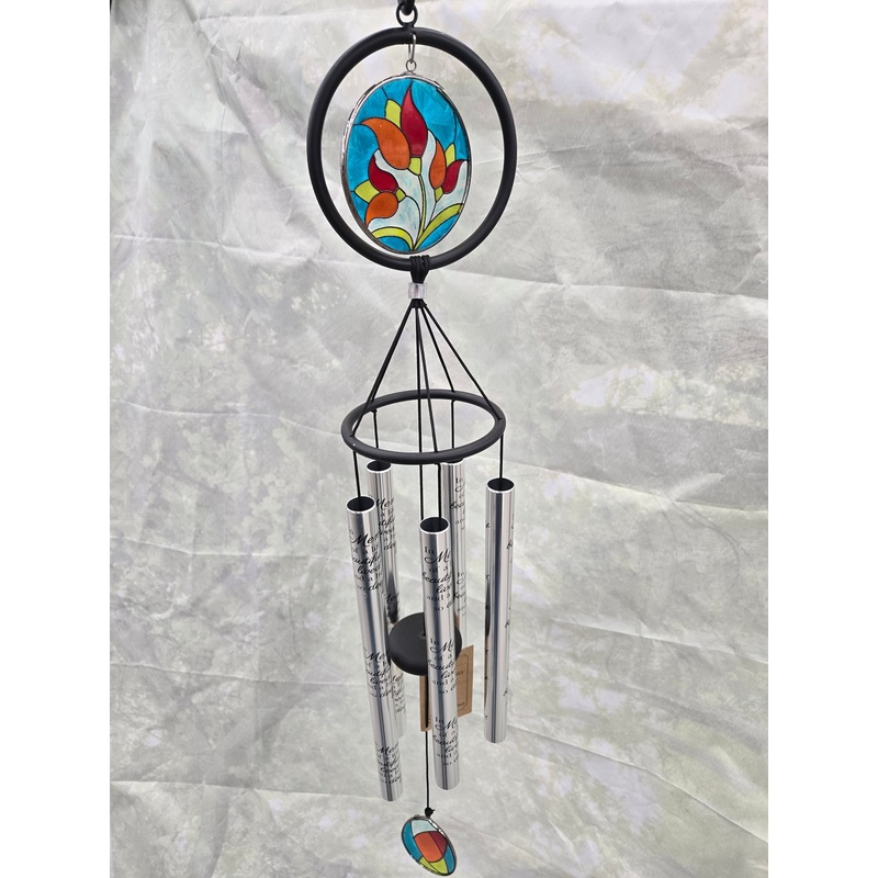 In Memory Glass Wind Chime