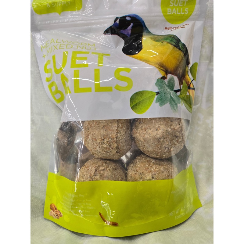 Mealworm and Nut Suet Ball 6-Pack