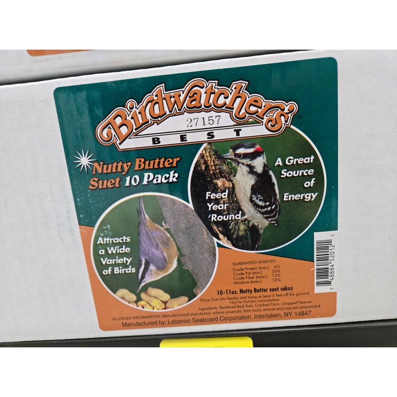 PTF 10-Pack Nutty But Suet