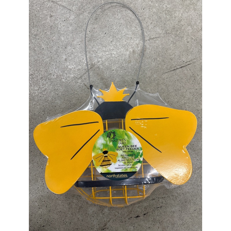 Queen Bee Suet Feeder for Wild Birds