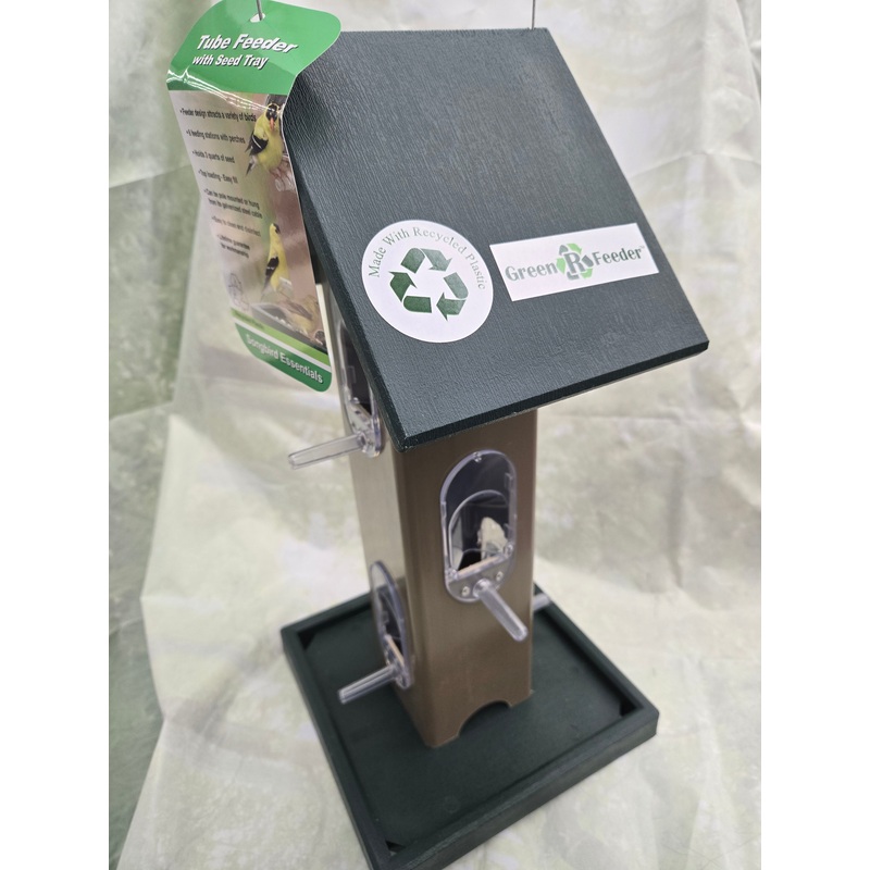 Square Tube Feeder with Tray