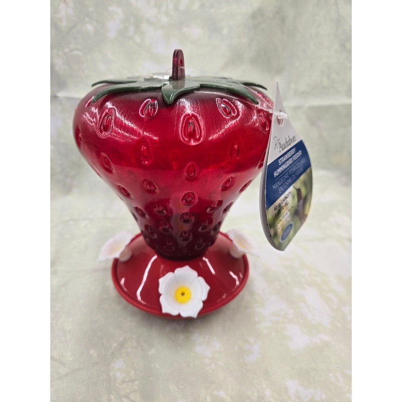 Strawberry Hummingbird Feeder, 40 oz.
