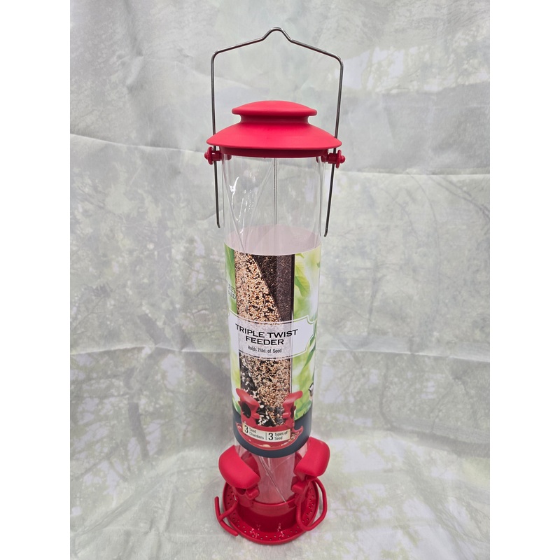 Triple Twist Bird Feeder